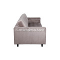 Classic Sven Cascadia Luca Velvet Sofa Riproduzione